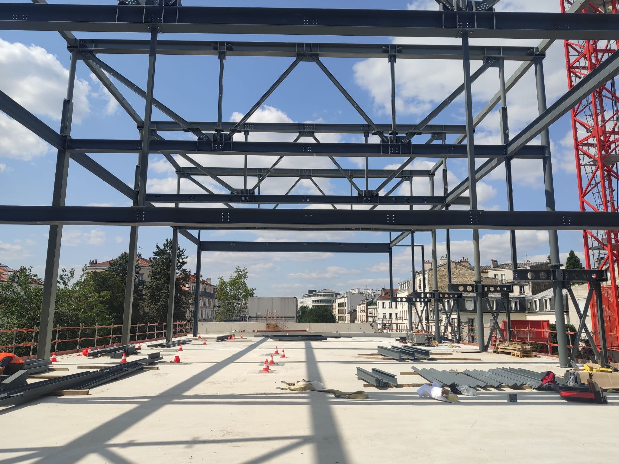 CENTRE DE MAINTENANCE RER A — projet, vue 1